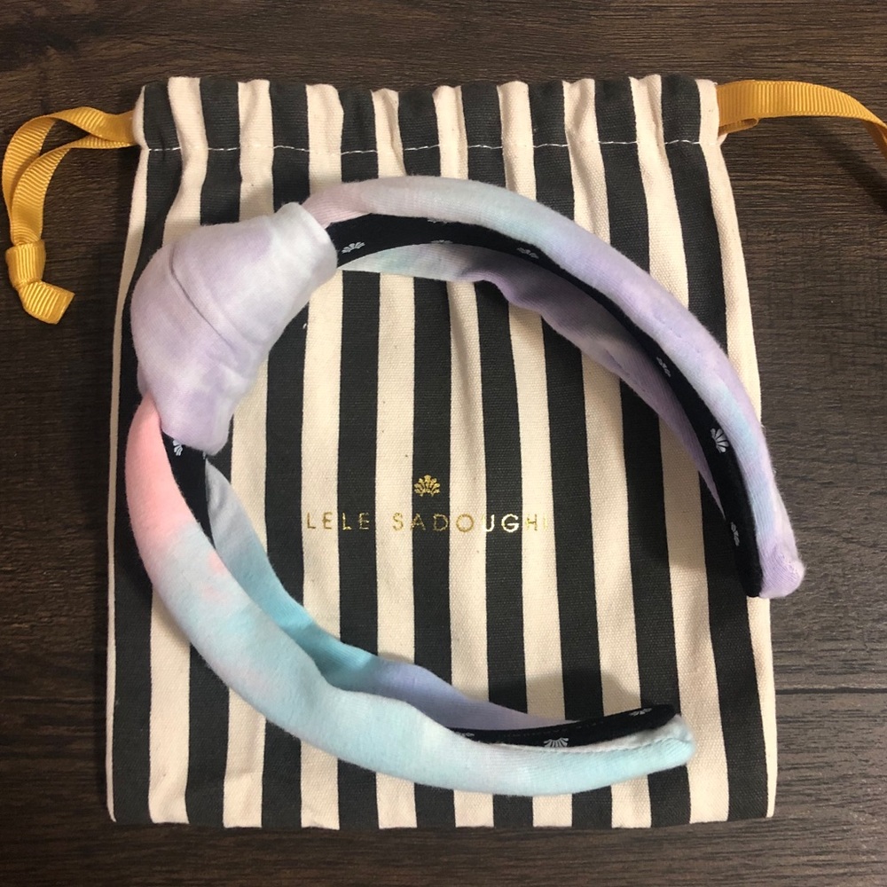Lele Sadoughi Pastel Tie Dye Head Band